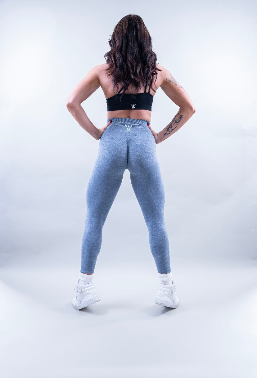 EXPAND SEAMLESS LEGGINGS - GLAUCOUS