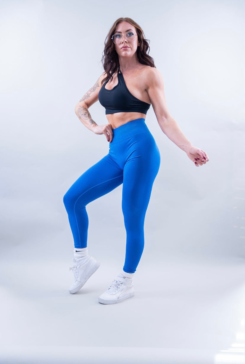 EXPAND SEAMLESS LEGGINGS - COBALT BLUE