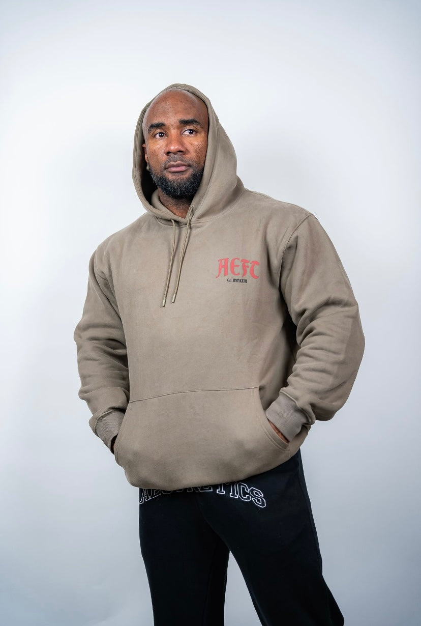 WARRIOR MENTALITY HOODIE - OAK