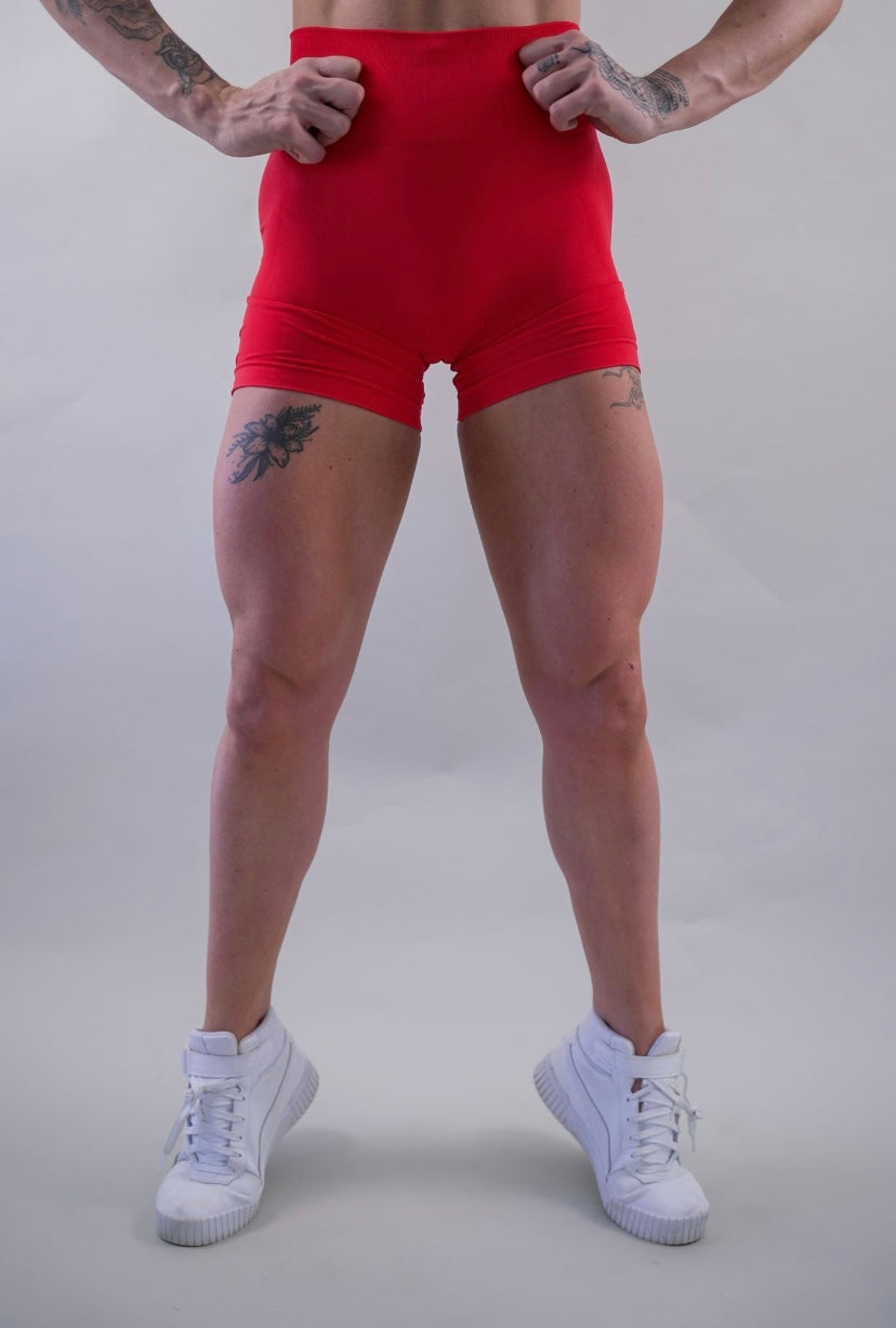 DELUXE SEAMLESS SHORT - CAJUN RED