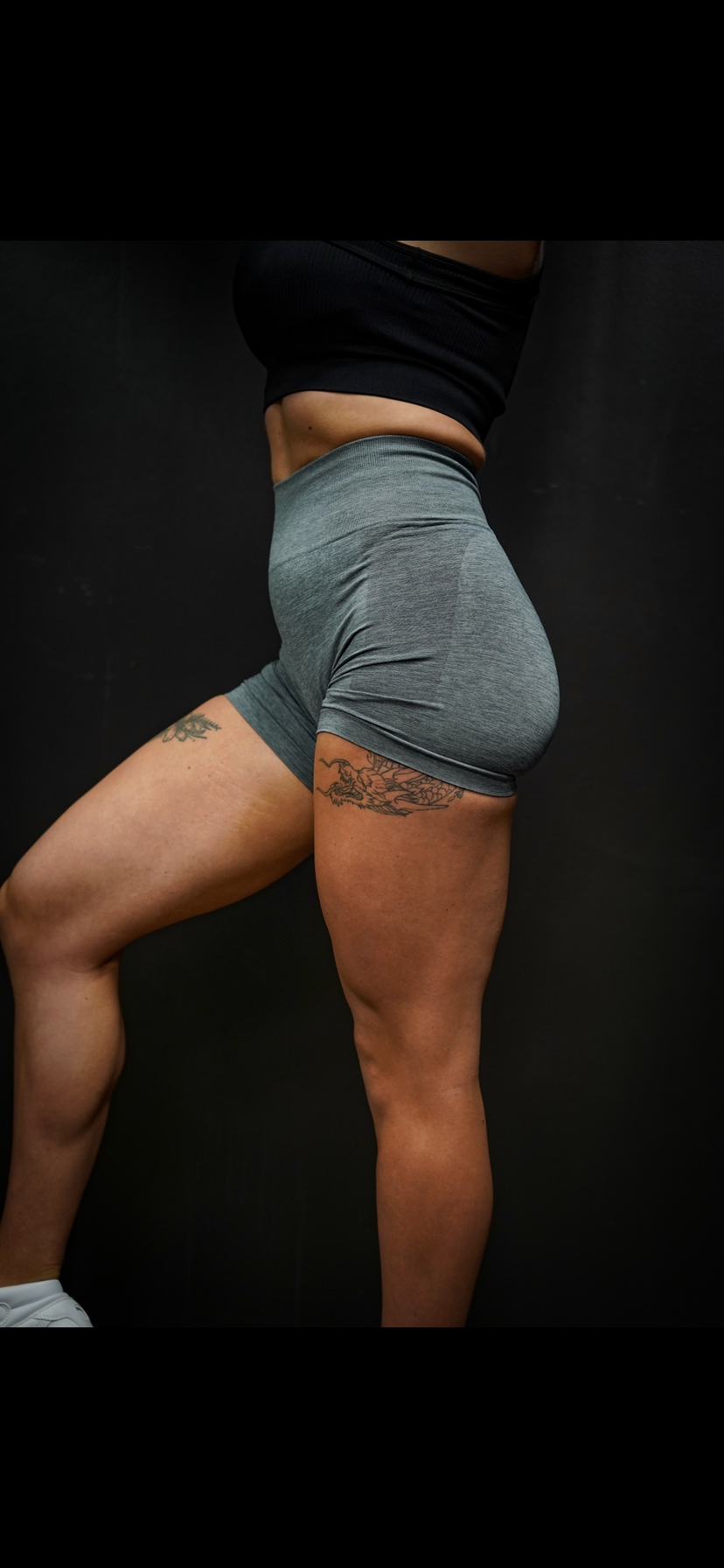 DELUXE SEAMLESS SHORT - ANCHOR GREY