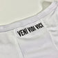 Veni Vidi Vici Cut Off - White