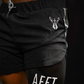 ATHLETIC COMPRESSION SHORTS - BLACK