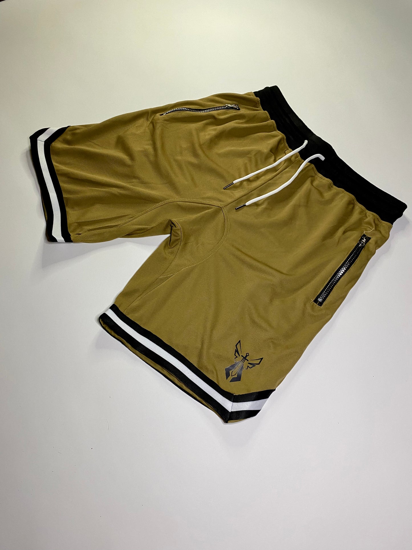 Mesh Victory Shorts - Golden