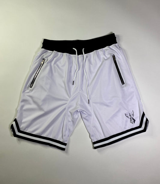 Mesh Victory Shorts - White